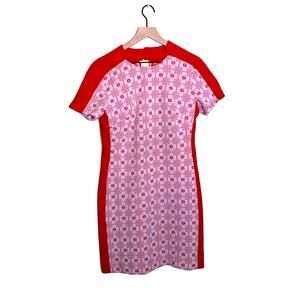 VNTG 1970s mod body con floral dress